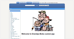Desktop Screenshot of grandpabobscustomjigs.com